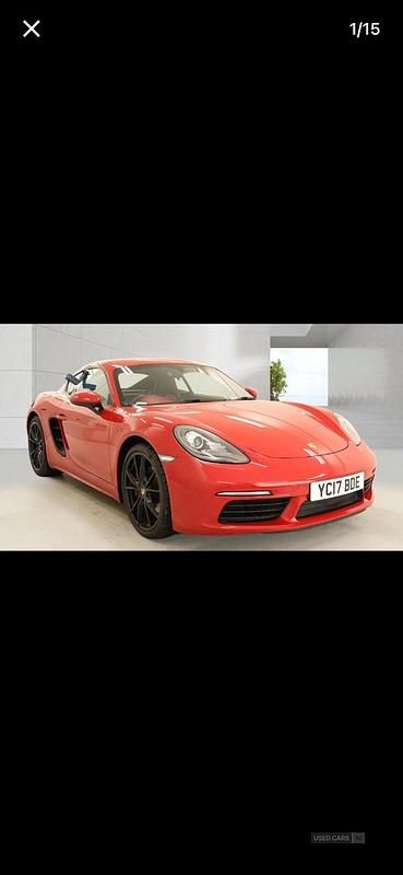 Used Porsche Cayman 2017 Red Coupe