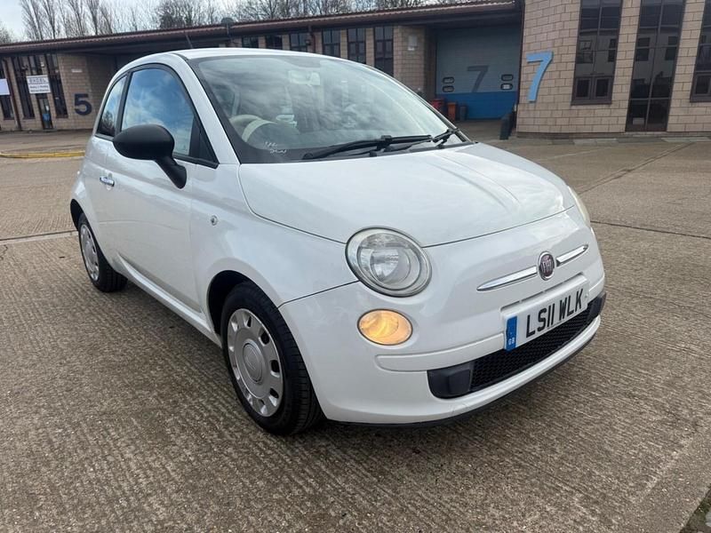 Used Fiat 500 Pop 85 HP (62 kW) 2011 White Hatchback