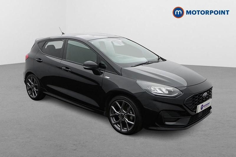 Black Used 2022 Ford Fiesta ST-Line Hatchback | £13,399 (Fair price) - Image 1/4