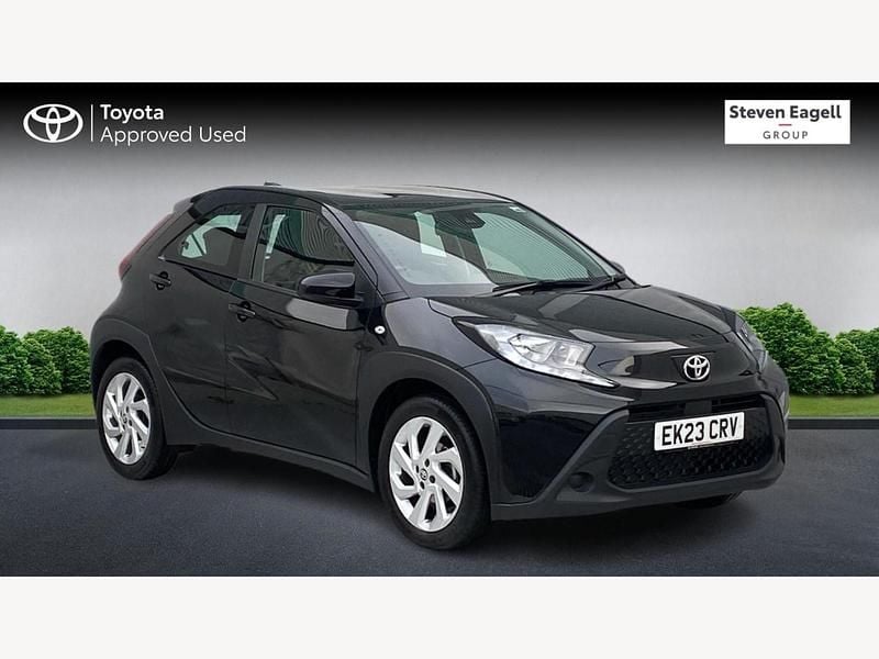 Black Used 2023 Toyota Aygo X PURE SUV | £12,603 (Fair price) - Image 1/3