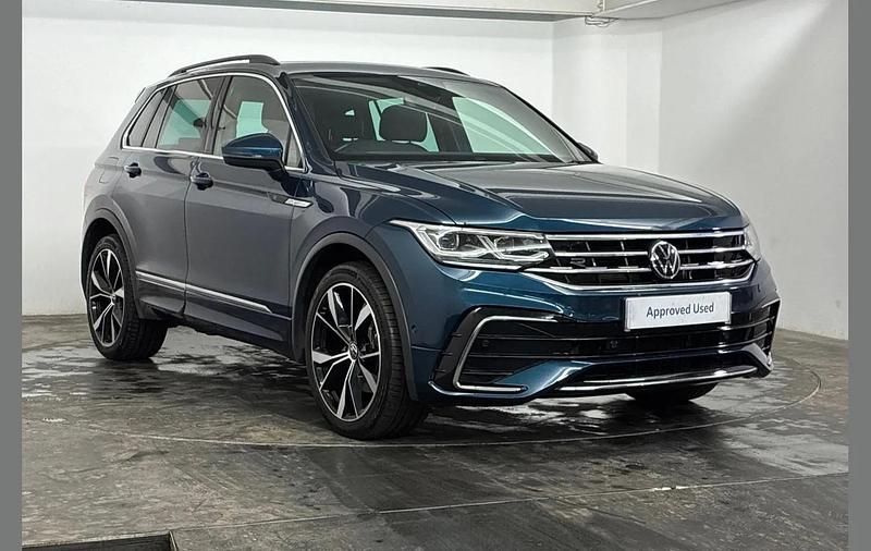 Used VW Tiguan R-line 190 HP (139 kW) 2022 Blue SUV