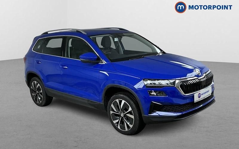 Blue Used 2024 Skoda Karoq SE L SUV | £21,299 (Fair price) - Image 1/4