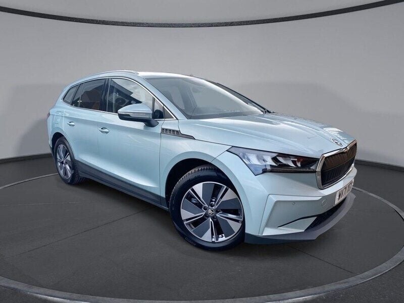 Silver Used 2021 Skoda Enyaq iV ecoSuite SUV | £18,999 (Fair price) - Image 1/4