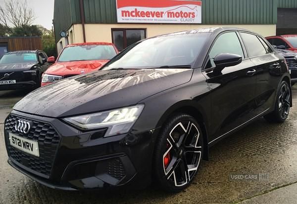 Used Audi A3 2021 Black Hatchback