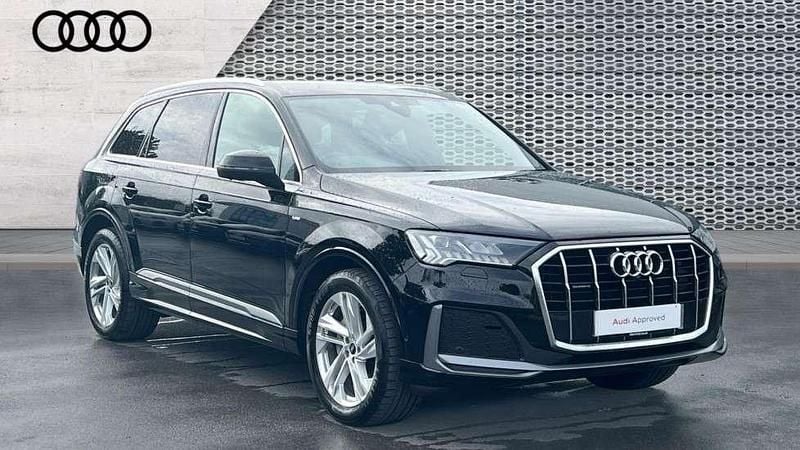 Black Used 2023 Audi Q7 S-Line SUV | £44,891 (Fair price) - Image 1/4