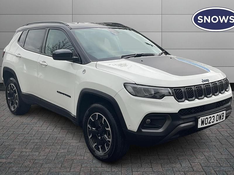 White Used 2023 Jeep Compass Trailhawk SUV | £15,914 - Image 1/4