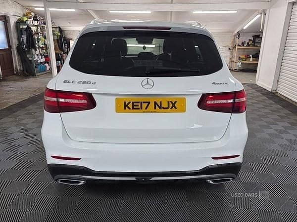 Used Mercedes GLC220 AMG line 2017 White Estate