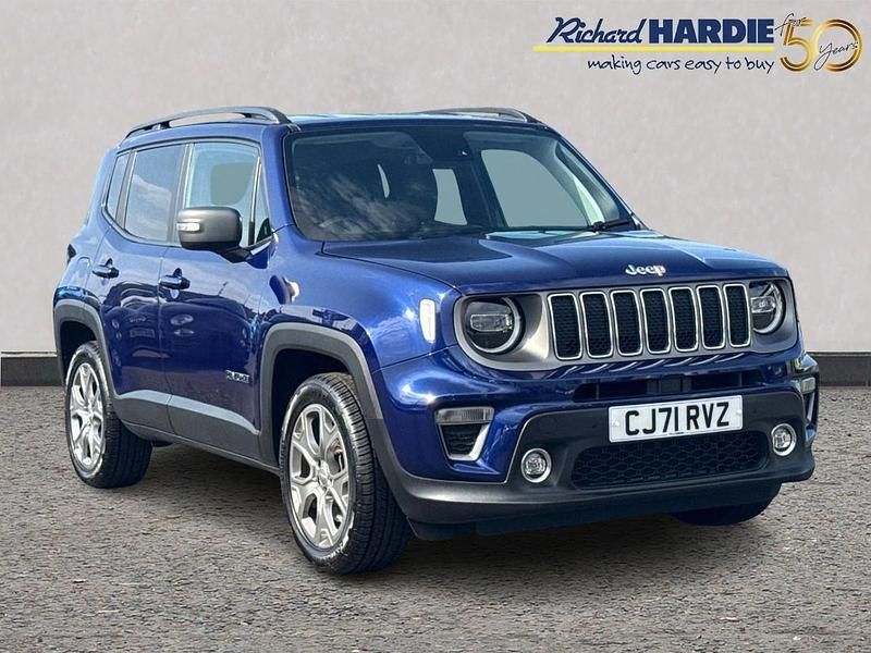 Blue Used 2021 Jeep Renegade Limited SUV | £18,599 (Fair price) - Image 1/3