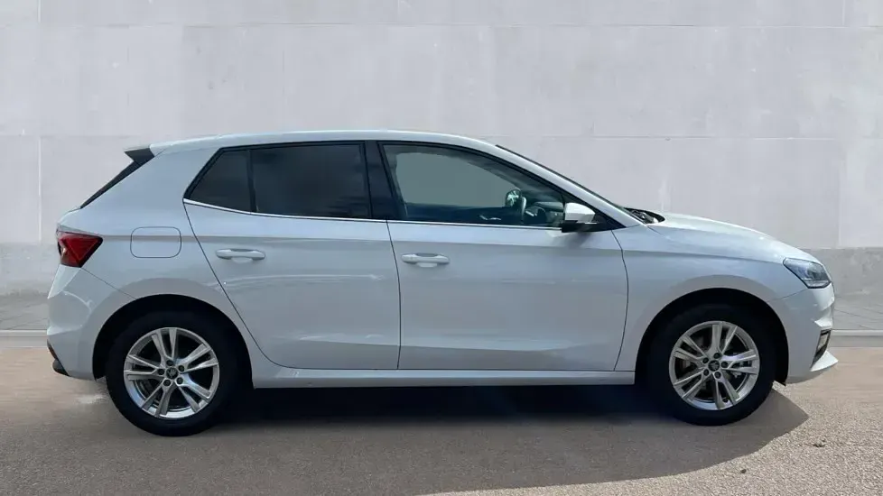 Used Skoda Fabia SE L 116 HP (85 kW) 2026 Moon white metallic Hatchback