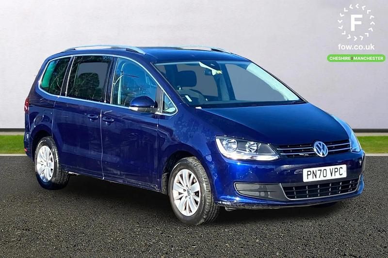 Used VW Sharan SE 150 HP (110 kW) 2019 Blue MPV