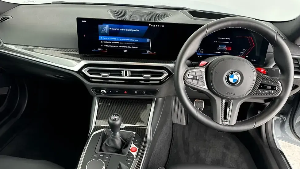 Begagnad BMW M2 Shadowline 454 HK (333 kW) 2023 Grå Sportkupé