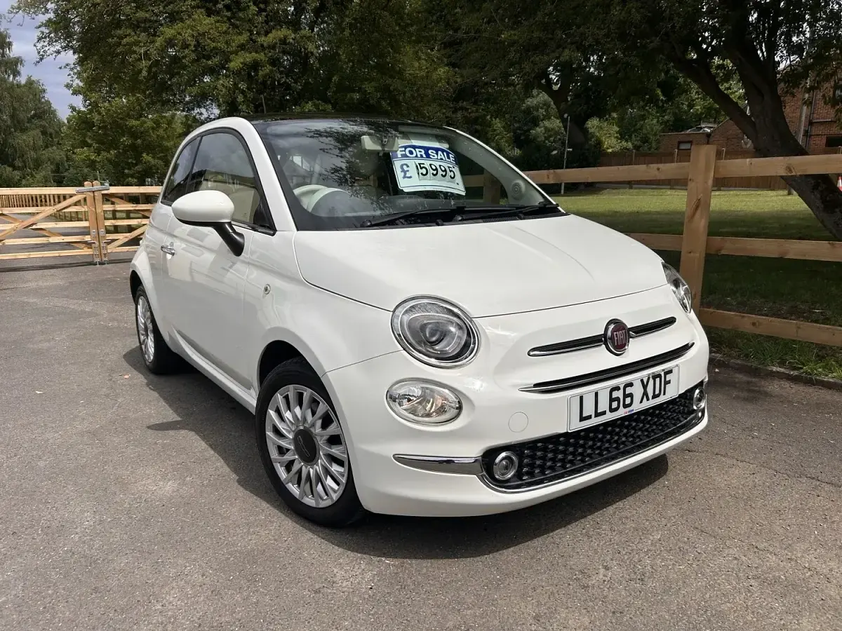 Used Fiat 500 S 69 HP (50 kW) 2015 White Hatchback