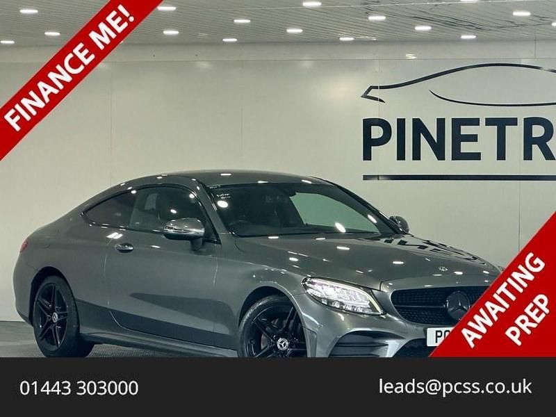 Grey Used 2019 Mercedes C220 AMG line Coupe | £15,799 (Fair price) - Image 1/3