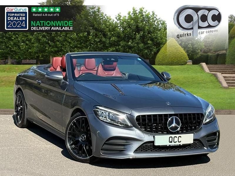 Selenite grey metallic Used 2019 Mercedes C63 AMG AMG Line Premium Cabriolet | £16,950 - Image 1/4