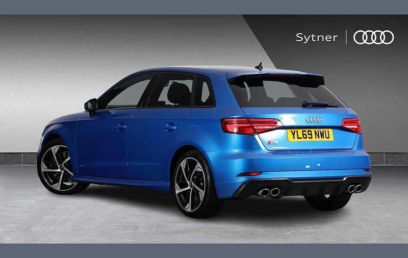 Used Audi S3 Sportback Black Edition 296 HP (217 kW) 2020 Blue Hatchback