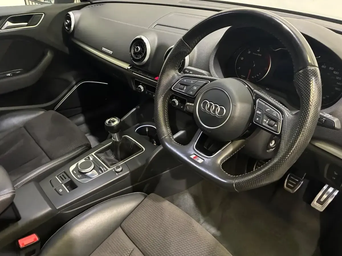 Used Audi A3 S-Line 150 HP (110 kW) 2017 Grey Hatchback