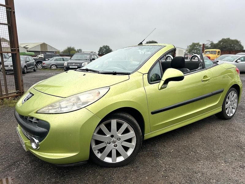 Used Peugeot 207 CC GT 120 HP (88 kW) 2007 Yellow Cabriolet
