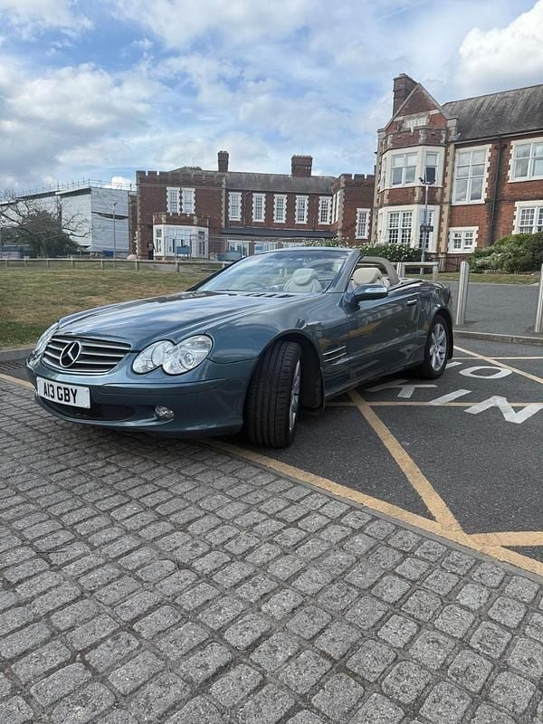 Used Mercedes SL350 2004 Blue Cabriolet