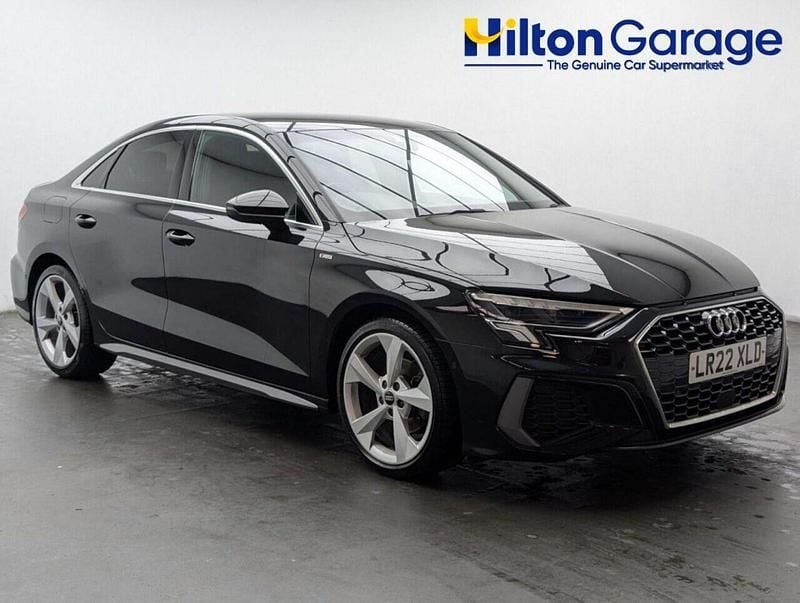 Used Audi A3 S-Line 150 HP (110 kW) 2022 Black Sedan