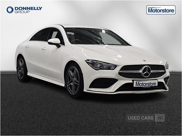 Used Mercedes CLA220 AMG line 2021 White Sedan