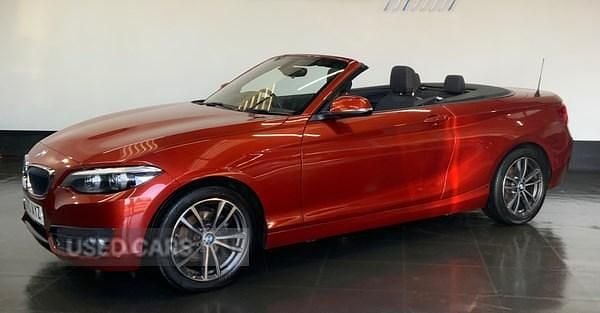 Used BMW 218 Sport Line 2020 Orange Cabriolet