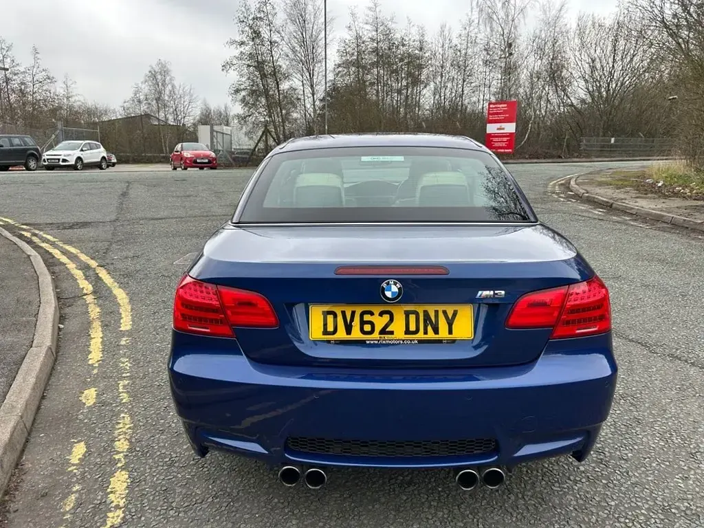 Used BMW M3 Cabriolet Comfort Edition 420 HP (308 kW) 2012 Blue Cabriolet