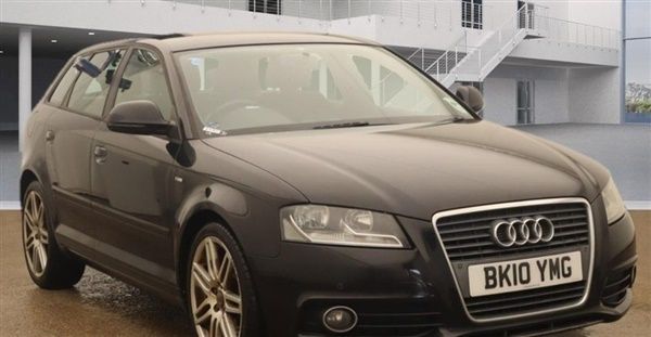 Black Used 2010 Audi A3 Sportback S-Line Hatchback | £3,400 (Fair price) - Image 1/1