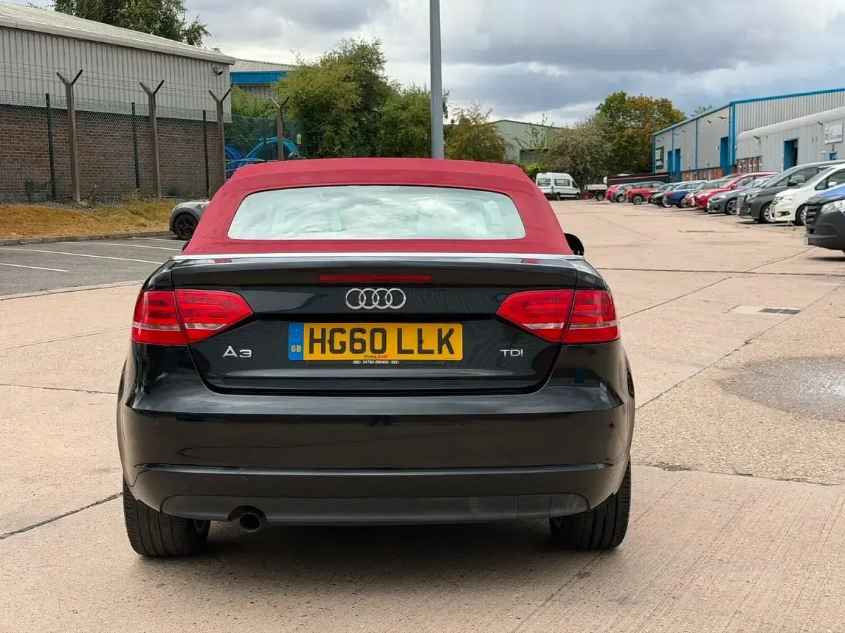 Used Audi A3 Cabriolet Sport 140 HP (102 kW) 2010 Black Cabriolet