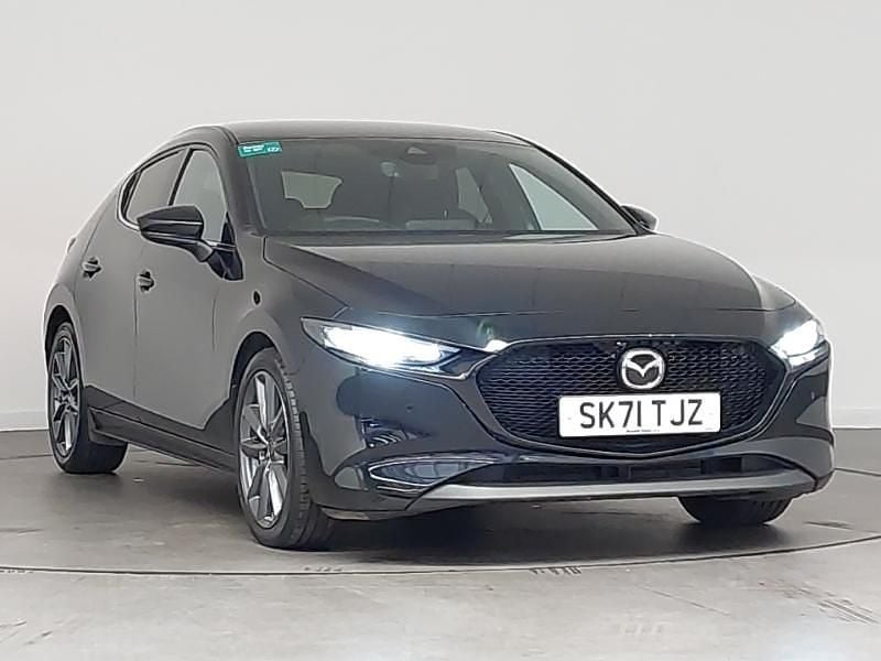 Black Used 2021 Mazda 3 Inclusive Hatchback | £15,498 (Fair price) - Image 1/4