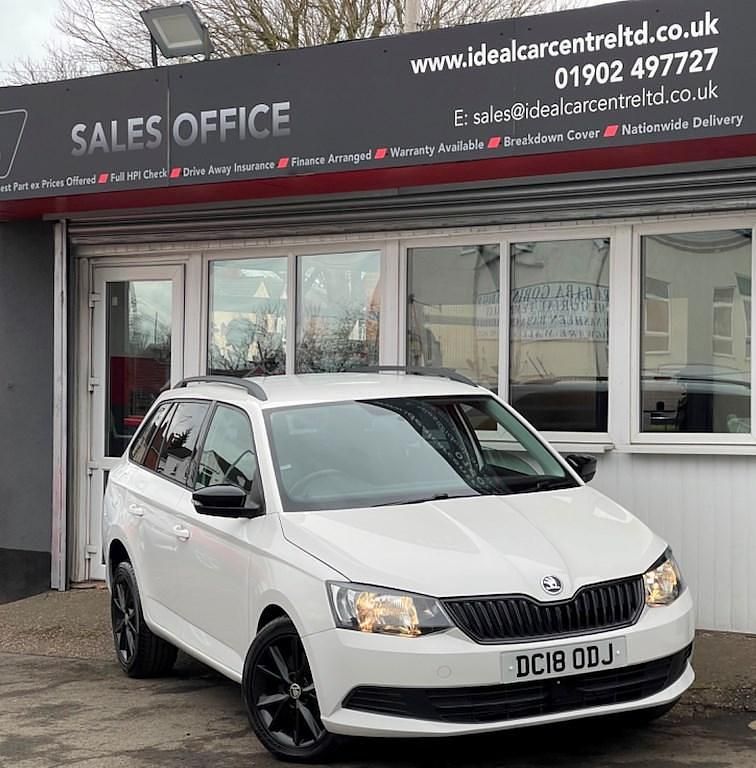 Used Skoda Fabia SE 110 HP (80 kW) 2018 White Hatchback