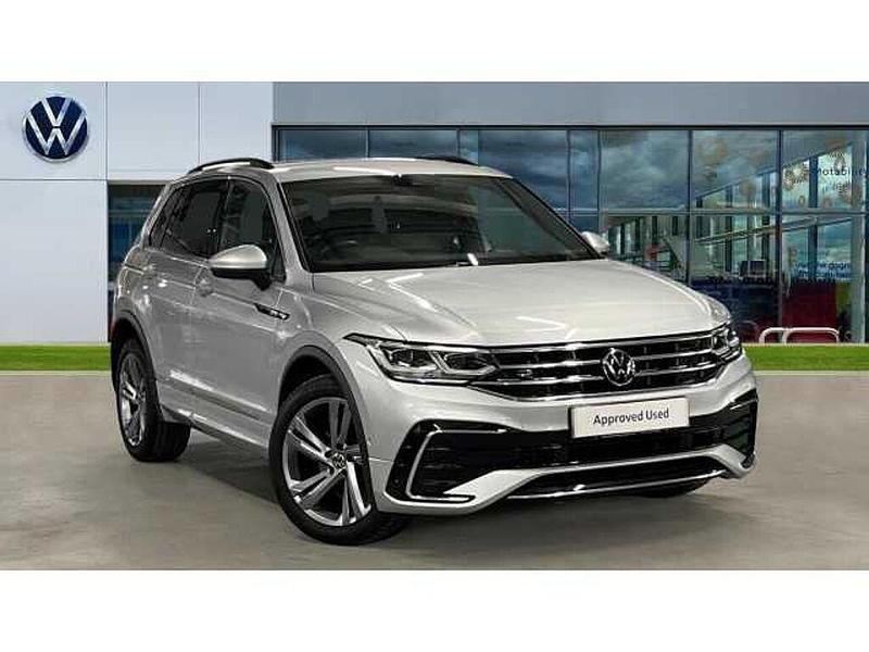 Silver Used 2024 VW Tiguan R-line Edition SUV | £25,068 (Good price) - Image 1/4