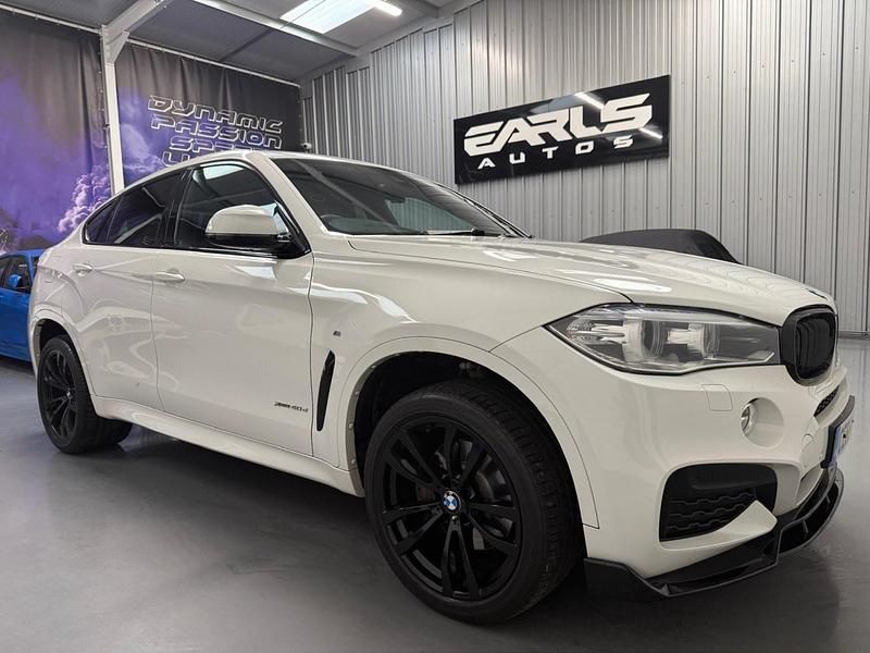 White Used 2016 BMW X6 M Sport SUV | £20,500 (Fair price) - Image 1/4