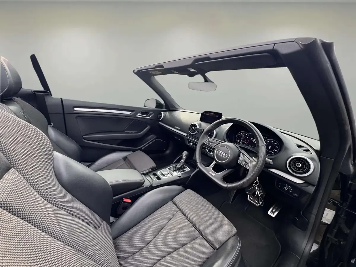 Used Audi A3 Cabriolet S-Line 2020 Black Cabriolet