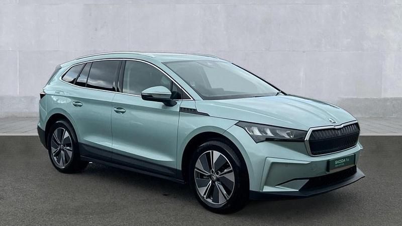 Arctic silver metallic Used 2023 Skoda Enyaq iV ecoSuite SUV | £25,690 (Fair price) - Image 1/4