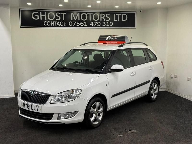 Used Skoda Fabia SE 105 HP (77 kW) 2012 White Estate