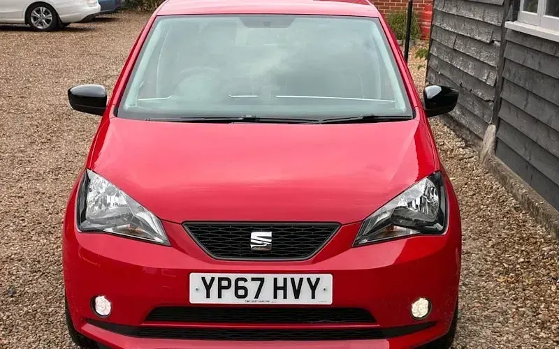 Used Seat Mii Design 60 HP (44 kW) 2017 Red Hatchback