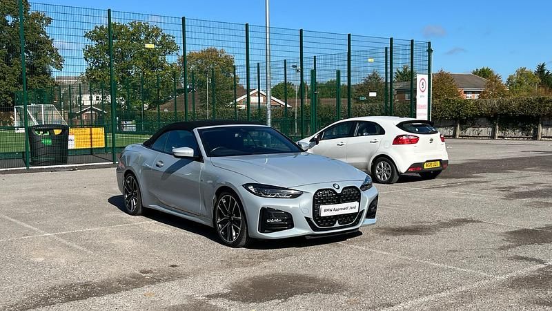 Grey Used 2022 BMW 420 M Sport Cabriolet | £34,605 (Expensive) - Image 1/4