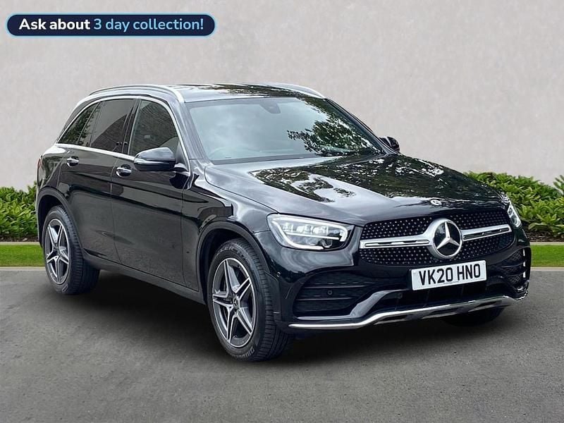 Black Used 2020 Mercedes GLC300 AMG line Estate | £28,245 (Fair price) - Image 1/4