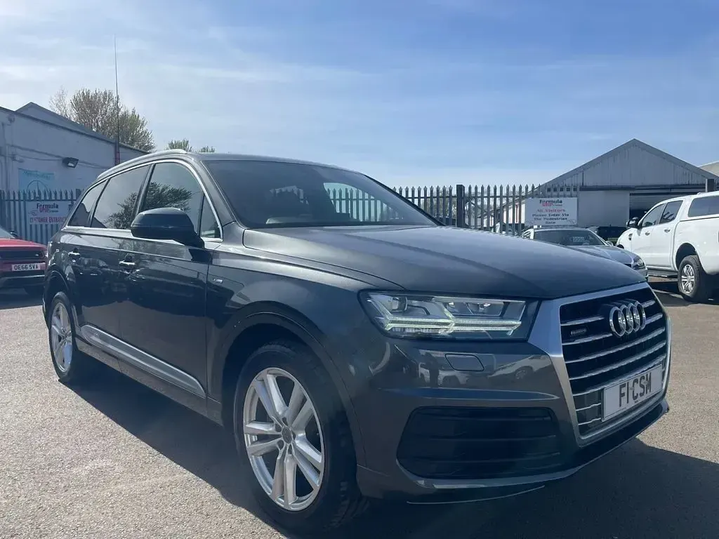 Used Audi Q7 S-Line 272 HP (200 kW) 2018 Grey SUV