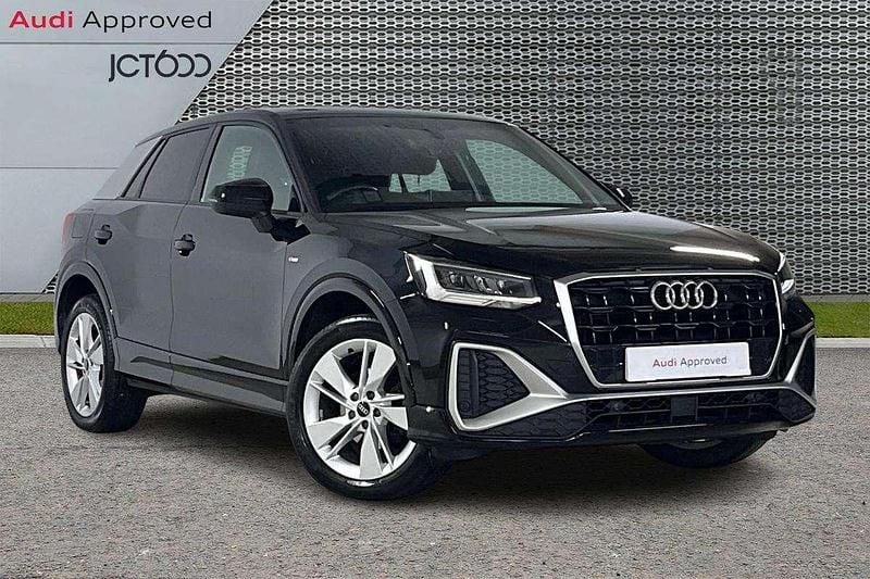 Black Used 2021 Audi Q2 S-Line SUV | £20,548 (Fair price) - Image 1/4