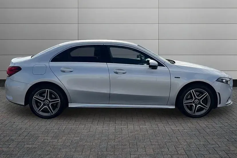 Used Mercedes A250 AMG line 215 HP (158 kW) 2020 Iridium silver Sedan