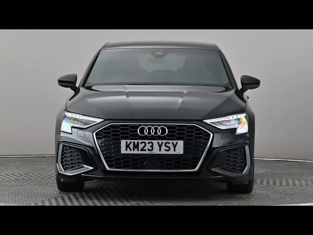 Used Audi A3 S-Line 150 HP (110 kW) 2023 Black Sedan