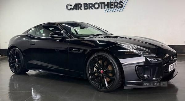 Used Jaguar F-Type R-Dynamic 300 HP (220 kW) 2019 Black Coupe