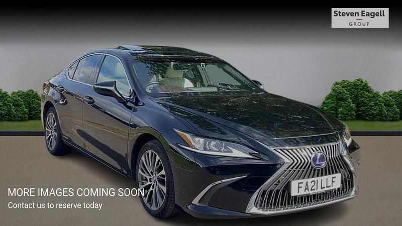 Black Used 2021 Lexus ES300H Sedan | £23,495 (Fair price) - Image 1/4