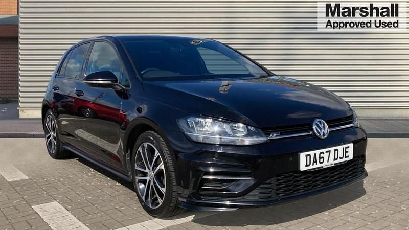 Used VW Golf VII R-line 150 HP (110 kW) 2017 Black