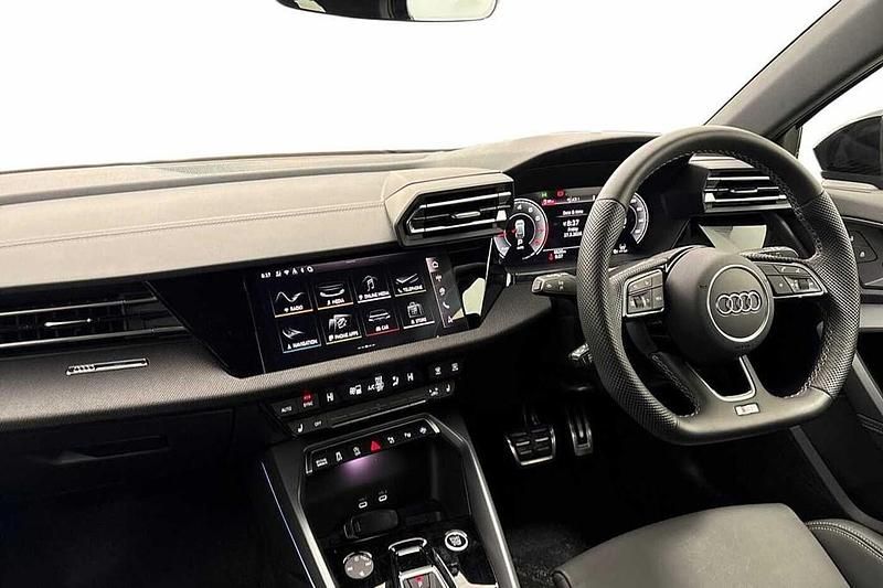 Used Audi A3 Black Edition 150 HP (110 kW) 2025 Blue Hatchback