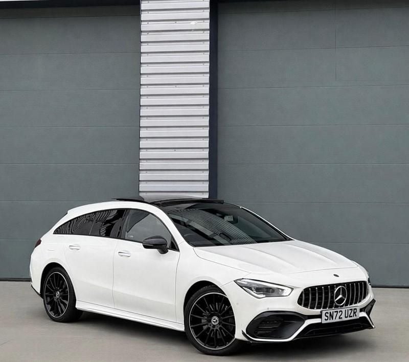 Used Mercedes CLA250e AMG Line Premium Plus 2022 White Sedan