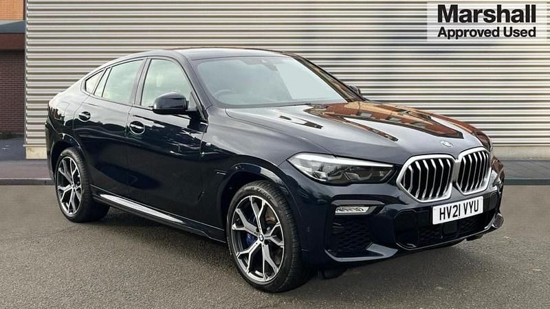 Used BMW X6 M Sport 340 HP (250 kW) 2021 Black SUV