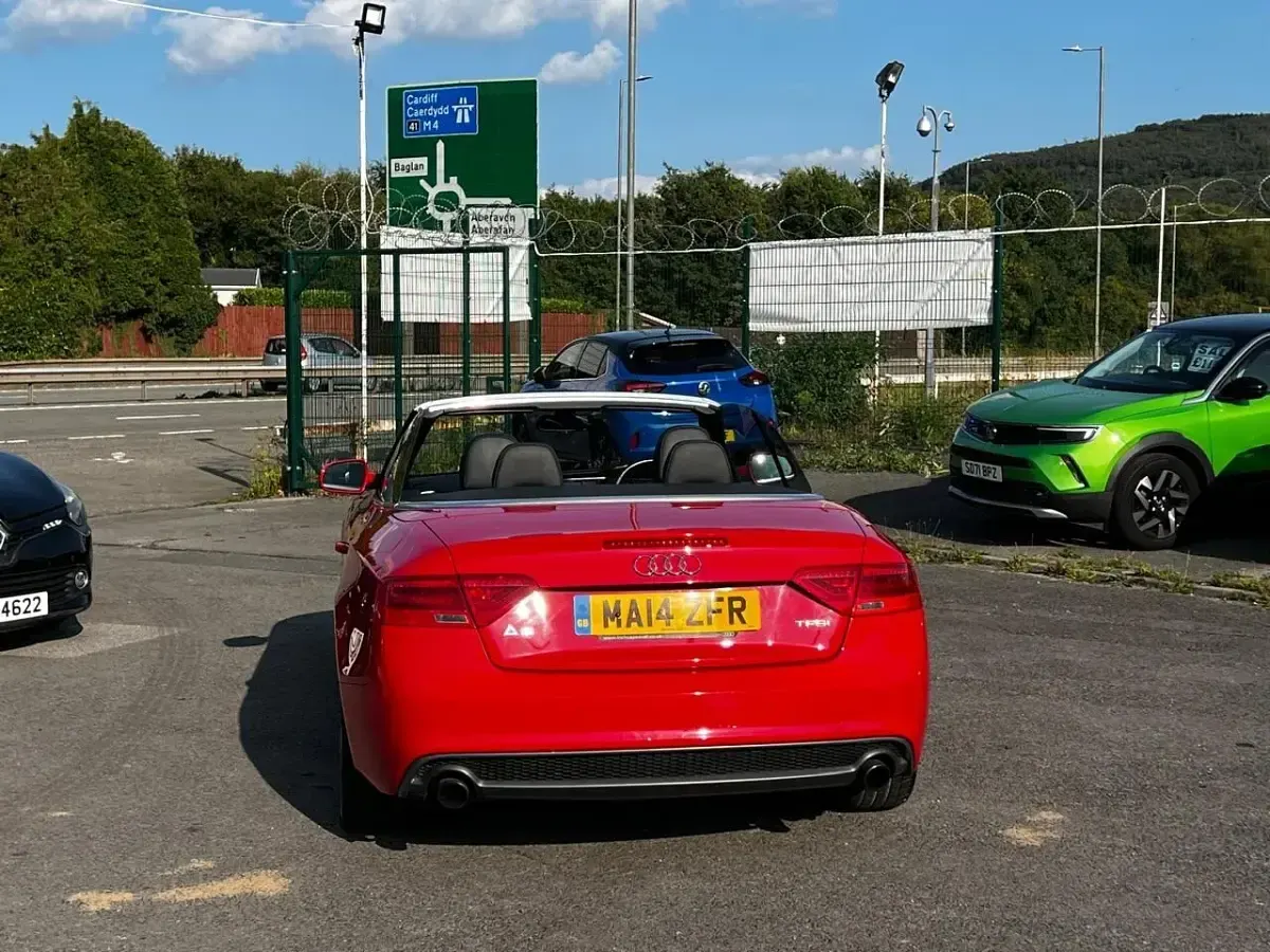 Used Audi A5 Cabriolet S-Line 2014 Red Cabriolet