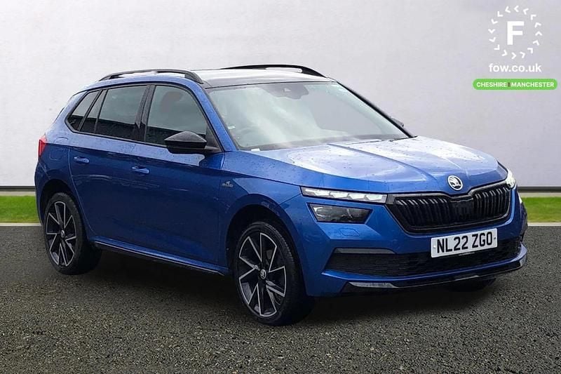 Used Skoda Kamiq Monte Carlo 150 HP (110 kW) 2022 Blue SUV